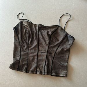 Vintage Gold/Black Camisole